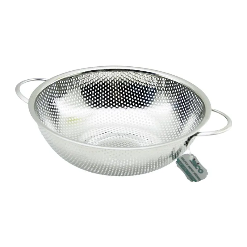 22CM METAL KULPLU ÇELİK SEPET SÜZGEÇ İNCE TEL AYAKLI (5643)