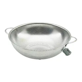 28CM METAL KULPLU ÇELİK SEPET SÜZGEÇ İNCE TEL AYAKLI (5643)