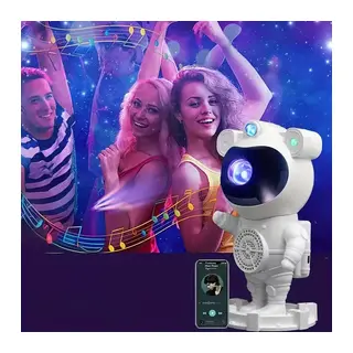 Akıllı Astronot Projeksiyon Gece Aydınlatma & Bluetooth Hoparlör (5643)