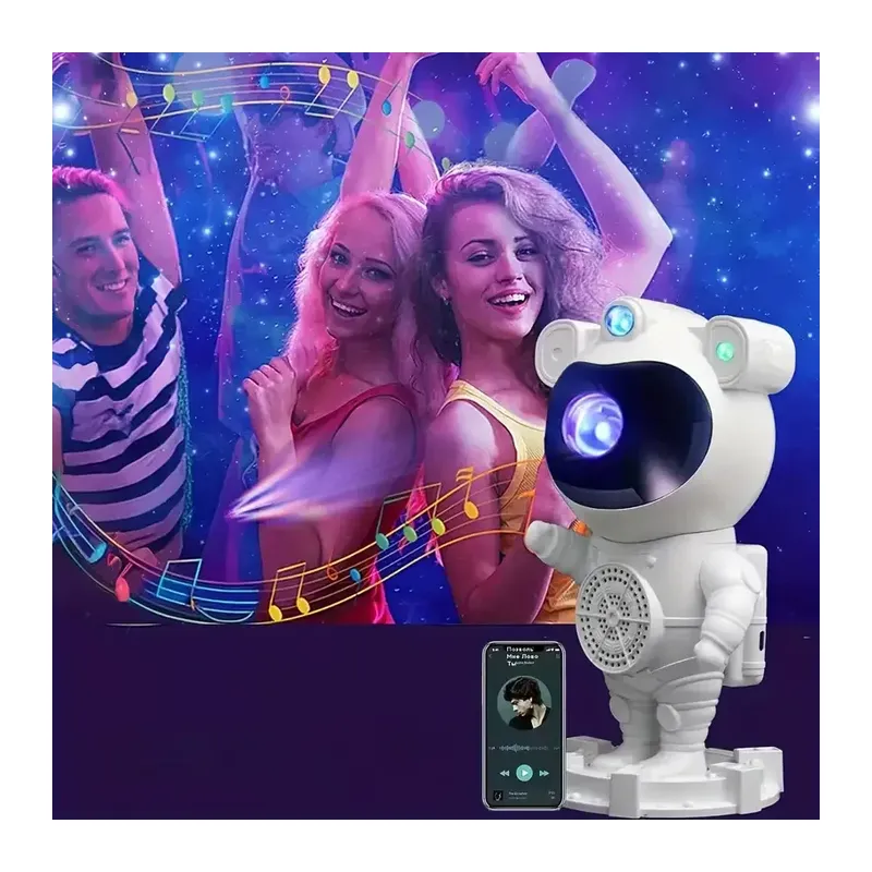 Akıllı Astronot Projeksiyon Gece Aydınlatma & Bluetooth Hoparlör (5643)