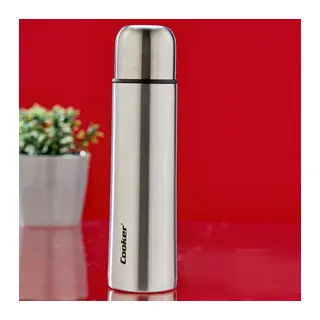 0.5LT KROM TERMOS PASLANMAZ ÇELİK - SIZDIRMAZ KAPAK = BARDAK (5643)