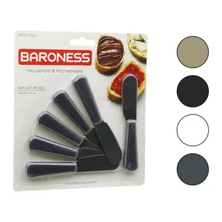 6PCS KAHVALTI VE TEREYAĞI SETİ 11CM (5643)
