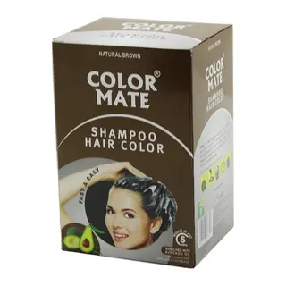 COLOR MATE 10PCS KAHVERENGİ SAÇ BOYAMA ŞAMPUANI (5643)