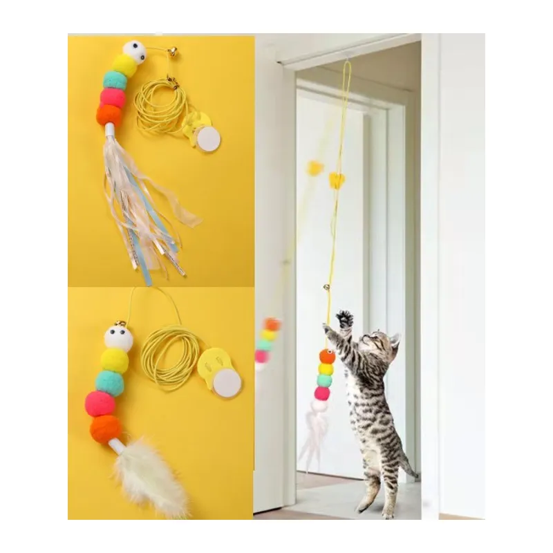 Elastik Kendinden Yapışkanlı Solucan Kedi Oltası (5643)