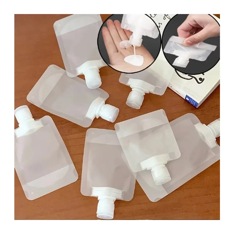 3 Adet 100ml Krem Şampuan Kabı Tekrar Kullanılabilir Set (5643)