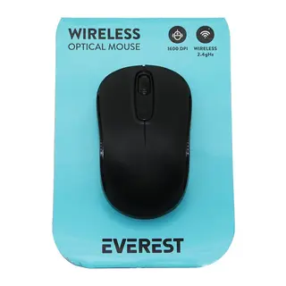 EVEREST SM-804 WİRELESS - KABLOSUZ 1600DPI USB OPTİCAL MOUSE VAKUM AMBALAJ (5643)