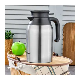 2LT 304 ÇELİK K MODEL TERMOS INOX SERİSİ12 SAAT SICAK - 24 SAAT SOĞUKÇİFT CONTALI KAPAK (5643)