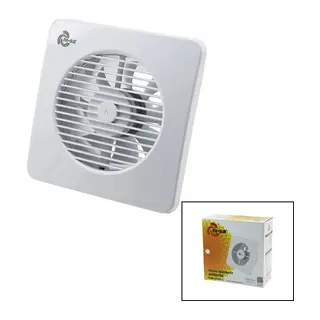 PLASTİK ASPİRATÖR 150 6İNÇ BANYO TUVALET HAVALANDIRMA ASPİRATÖRÜ 20W 320M3/H EBT-150 (5643)
