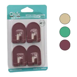 4PCS DOME ASKI NO-1 REKLİ PLASTİK YAPIŞKANLI MONTAJ (5643)