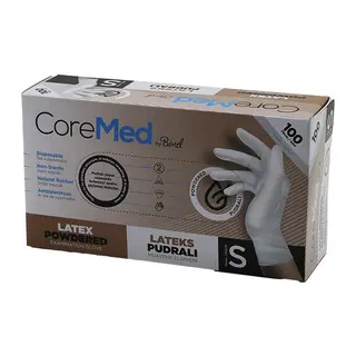 COREMED BİMEL S BEDEN PUDRALI MUAYENE ELDİVENİ 100LÜ (5643)