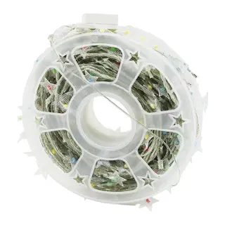 RGB - KAR TANESİ 50MT FİŞLİ FONKSİYONLU ŞERİT LED - DEKOR LAMBA (5643)