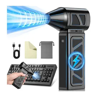 Mega Turbo Üfleyici Elektrikli Şiddetli Fan Hava Kompresör 130.000RPM Mangal Barbekü Fanı (5643)