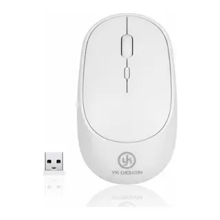 Beyaz Renkli Ergonomik Sessiz Kablosuz Mouse – USB Alıcılı, Ofis ve Oyun İçin Konforlu Bilgisayar Faresi MS6310 (5643)