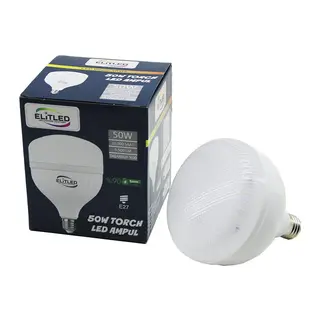ELİTLED EL-02 12/50 50W TORCH LED BULB AMPUL BEYAZ - 6400K E27 5500 LÜMEN 20.000 SAAT ÖMÜR (5643)