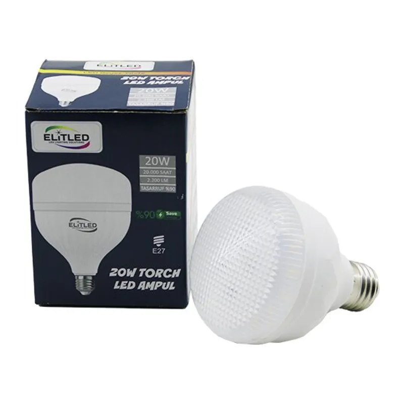 ELİTLED EL-08-Y2 20W TORCH LED BULB AMPUL BEYAZ - 6400K E27 2200 LÜMEN 20.000 SAAT ÖMÜR (5643)