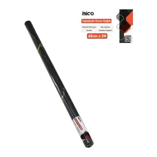 2MT X 60CM SİYAH MERMER DESENLİ TEZGAH ÜSTÜ FOLYO STİCKER - DUVAR KAĞIT KENDİNDEN YAPIŞKANLI - EKO DEKORASYON - DAYANIKLI (5643)