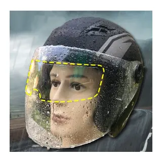 Motosiklet Kaskı İçin Yağmur Kaydırıcı Film (5643)