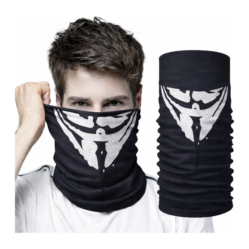 Vendetta Maskesi Desenli Baf Bandana – Çok Amaçlı Yüz Boyunluk Bandana 4 No (5643)