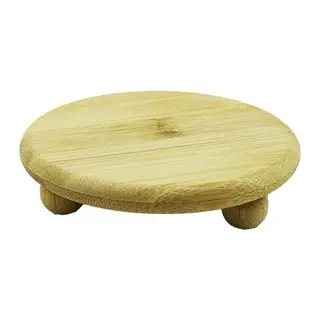 BAMBOO BAMBU SUNUM TABAK AYAKLI 11X11CM (5643)