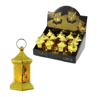 12 ADET ORTA ALTIGEN KUBBE RAMAZAN LED IŞIK (5643)