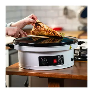KATMER - YUFKA SACI TERMOSTATLI - STANDLI 3000W EMAYE KAPLI GENİŞ ÜST YÜZEY 53CM GENİŞLİK AT-111B (5643)