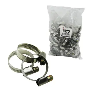 50 ADET 20-32MM METAL HORTUM KELEPÇE TORK AYARLI - AYARLANABİLİR KLİPS (5643)