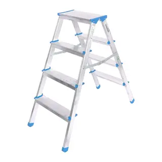 4+4 ÇİFT BASAMAKLI ALÜMİNYUM METAL MERDİVEN YÜKSEKLİK = 92CM BAŞ GENİŞLİK = 8CM (5643)