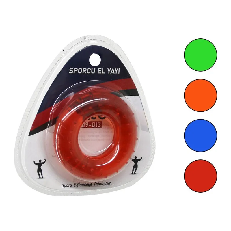 HALKA MODEL ŞEFFAF - RENKLİ SPORCU SİLİKON EL YAYI (5643)