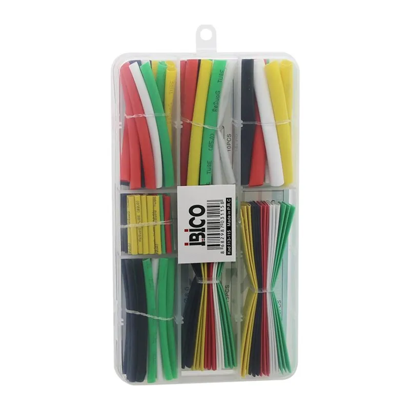 140PCS MAKARON KABLO TAMİR SETİ ISIYLA BÜZÜŞMELİ DARALAN HORTUM (5643)