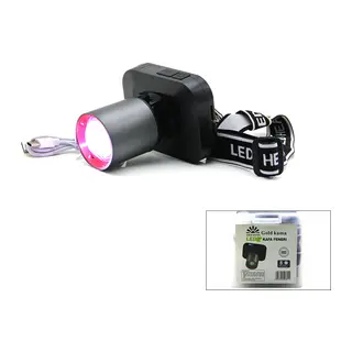 ŞARJLI 50W KAFA LAMBASI FENER 1 LED USB - TYPE-C DİJİTAL KADEME IŞIK AYARI - FLAŞÖR (5643)