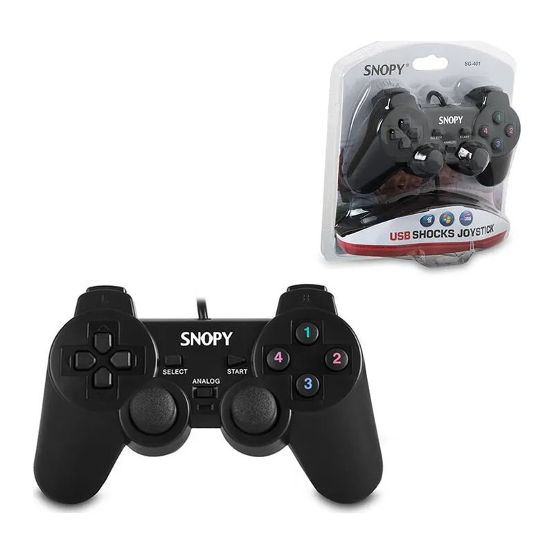 PS3 SİYAH OYUN KOLU ANALOG TİTREŞİMLİ USB KABLO 15 TUŞ - 2 ANALOG - 8 YÖN TETİKLEYİCİ 1.8MT KABLO (5643)