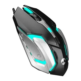 USB KABLOLU - OYUNCU MOUSE - FARE RGB IŞIKLI 3D - 1200DPI MOUSE 1.5MT KABLO (5643)