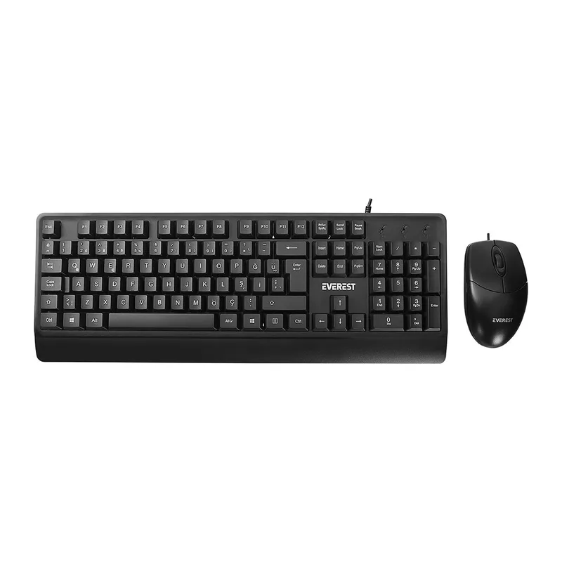 USB KABLOLU KLAVYE - MOUSE SET Q KLAVYE 3D - 1200DPI MOUSE (5643)