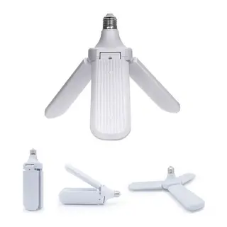 3 KOLLU PERVANE MODELİ BEYAZ LED LAMBA AMPUL 24W - E27 (5643)