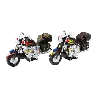 MOTORSİKLET VİNTAGE DEKORATİF BİBLO - KUMBARA RENKLİ 25CM REÇİNE (5643)
