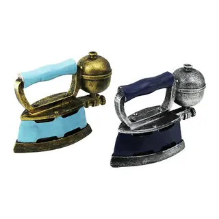 ÜTÜ VİNTAGE DEKORATİF BİBLO - RENKLİ 10.5X11CM REÇİNE (5643)