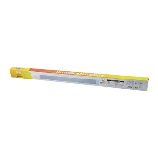 NİSALUCE EAMP-107 2 PCS 80W 120CM KRİSTAL BANT ARMATÜR BEYAZ=6500K ALÜMİNYUM KAPAK IP20 - Y BAĞLANTI (5643)