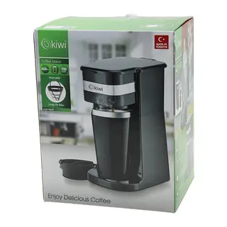 FİLTRE KAHVE MAKİNESİ ELEKTRİKLİ 700W 400ML=PORTATiF ÇELİK BARDAK=2-SAAT SICAK TUT YIKANIR FİLTRE KCM-7505T (5643)