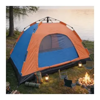 10 Kişilik Otomatik Kurulum Kamp Çadırı – Outdoor, Suya Dayanıklı Hızlı Kurulum Piknik ve Doğa İçin Geniş Aile Çadırı 300x300x170 cm (5643)
