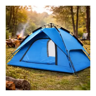 4 Kişilik Otomatik Kamp Çadırı – Çift Katmanlı, Suya Dayanıklı, Hızlı Kurulum Outdoor Aile ve Doğa Çadırı 200x200x140 cm (5643)