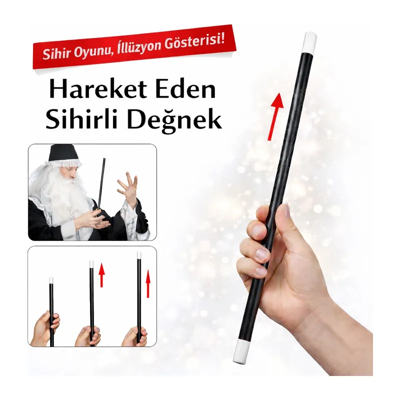 Hareket Eden Sihirli Değnek Çubuk 24 cm (5643)