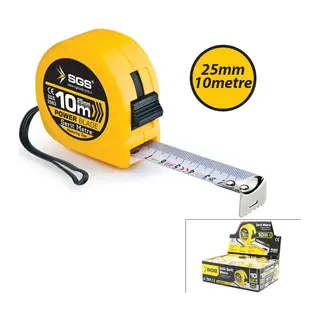 12 ADET 10MT X 25MT STOPLU ŞERİT METRE (5643)