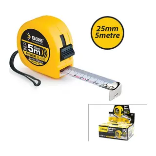 12 ADET 5MT X 25MT STOPLU ŞERİT METRE (5643)