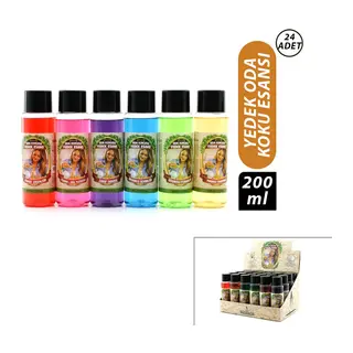 24 ADET 200ML MİX ODA KOKUSU YEDEK ESANS (5643)