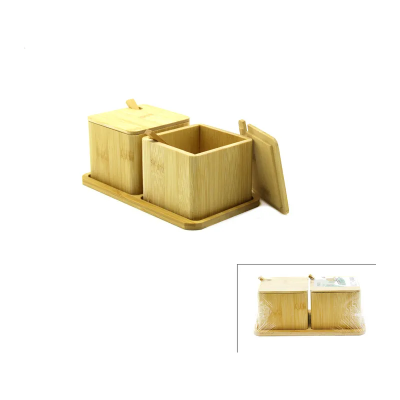 2PCS BAHARATLIK - TUZLUK AHŞAP BAMBU (5643)