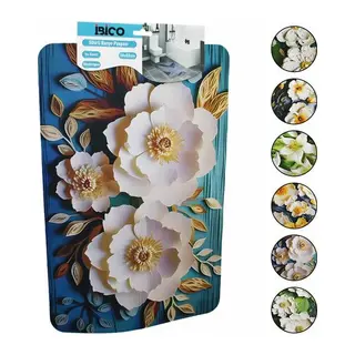 DİKDÖRTGEN - DESENLİ 38X58CM SU EMİCİ - SİHİRLİ BANYO PASPASI ELASTİK (5643)