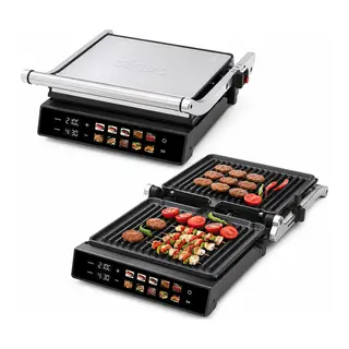 IZGARA VE TOST MAKİNES İ 4 DİLİM YAPIŞMAZ YÜZEY DOKUNMATİK DİJİTAL EKRAN - 2000W SSM-2597 (5643)