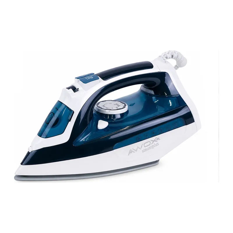 KOYU MAVİ - BEYAZ BUHARLI ÜTÜ SERAMİK TABAN - 360° HAREKETLİ KABLO - BUHAR AYARLAMA 2100W STEAMPLUS-1716 (5643)