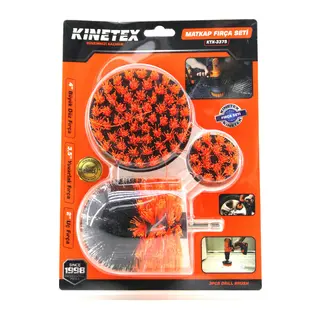 3PCS SET MATKAP FIRÇASI 1/4 INC - 6.3MM BÜYÜK DÜZ= 4 INC YUVARLAK= 3.5 INC UÇ FIRÇA= 2 INC KTX-3375 (5643)