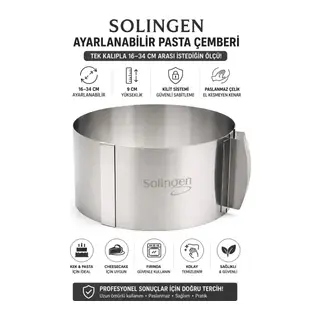 AYARLANABİLİR METAL KEK KALIP 16-34CM (5643)